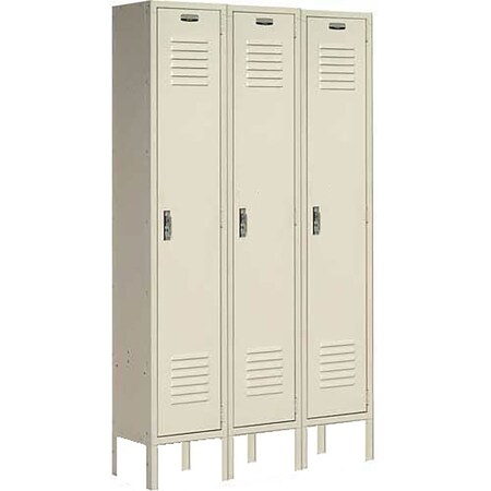 Global Industrial 36 in W, 18 D, 78 in H, Tan 652071TN